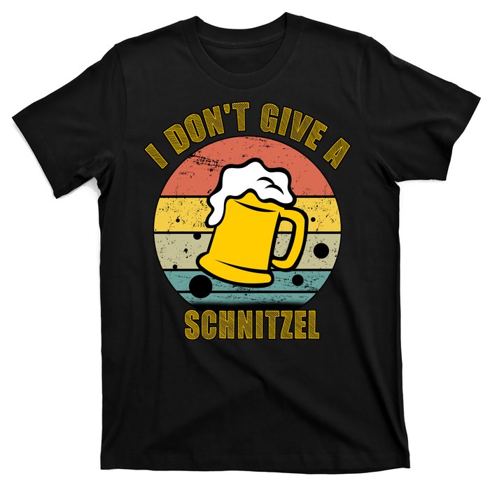 I Don't Give A Schnitzel Funny Oktoberfest Beer T-Shirt