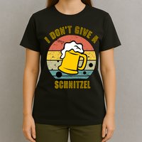 I Don't Give A Schnitzel Funny Oktoberfest Beer T-Shirt