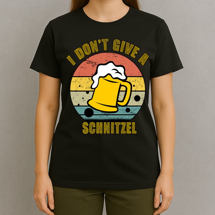 I Don't Give A Schnitzel Funny Oktoberfest Beer T-Shirt