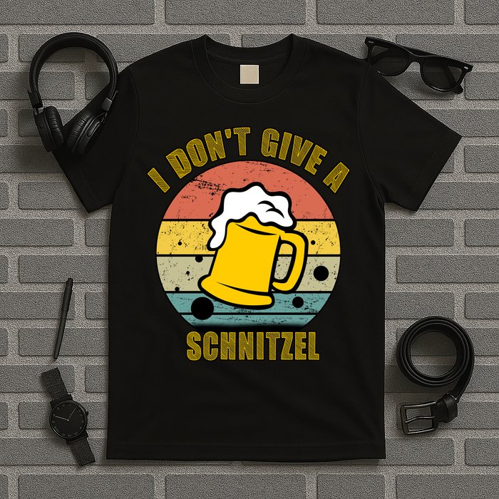 I Don't Give A Schnitzel Funny Oktoberfest Beer T-Shirt