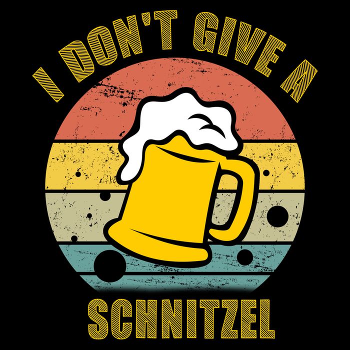I Don't Give A Schnitzel Funny Oktoberfest Beer T-Shirt