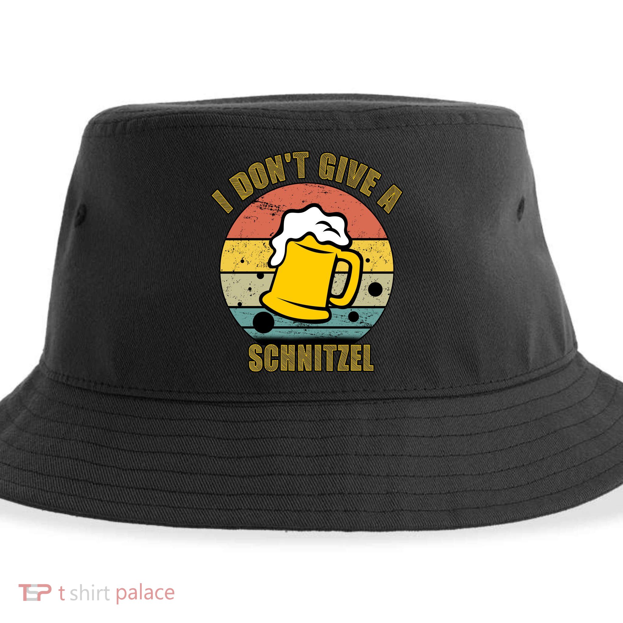 I Don't Give A Schnitzel Funny Oktoberfest Beer Sustainable Bucket Hat
