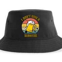 I Don't Give A Schnitzel Funny Oktoberfest Beer Sustainable Bucket Hat