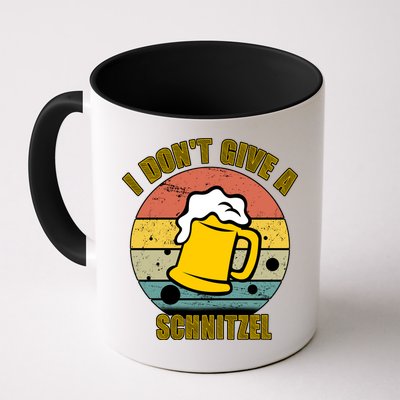 I Don't Give A Schnitzel Funny Oktoberfest Beer Mug