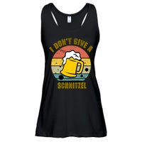 I Don't Give A Schnitzel Funny Oktoberfest Beer Ladies Essential Flowy Tank