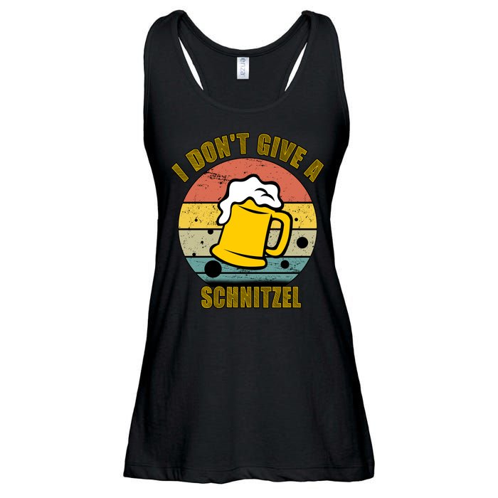 I Don't Give A Schnitzel Funny Oktoberfest Beer Ladies Essential Flowy Tank