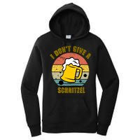 I Don't Give A Schnitzel Funny Oktoberfest Beer Women's Pullover Hoodie