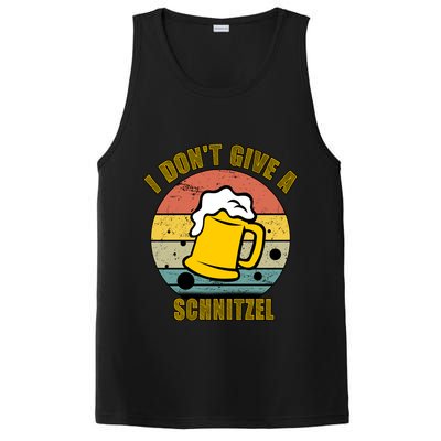 I Don't Give A Schnitzel Funny Oktoberfest Beer PosiCharge Competitor Tank