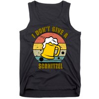 I Don't Give A Schnitzel Funny Oktoberfest Beer Tank Top