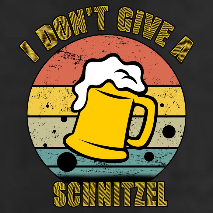 I Don't Give A Schnitzel Funny Oktoberfest Beer Golf Towel