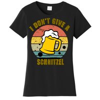 I Don't Give A Schnitzel Funny Oktoberfest Beer Women's T-Shirt