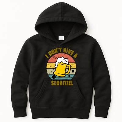 I Don't Give A Schnitzel Funny Oktoberfest Beer Kids Hoodie