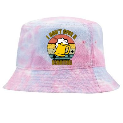 I Don't Give A Schnitzel Funny Oktoberfest Beer Tie-Dyed Bucket Hat