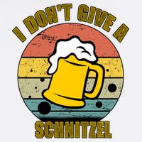 I Don't Give A Schnitzel Funny Oktoberfest Beer Garment-Dyed Sweatshirt