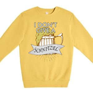 I Don't Give A Schnitzel Oktoberfest Beer Premium Crewneck Sweatshirt