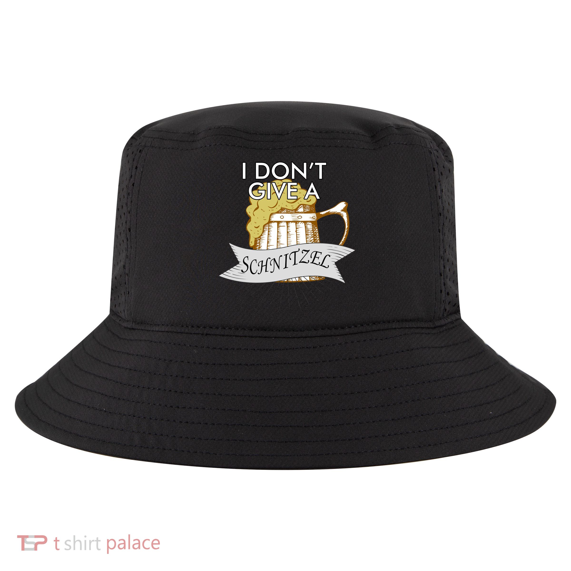 I Don't Give A Schnitzel Oktoberfest Beer Cool Comfort Performance Bucket Hat