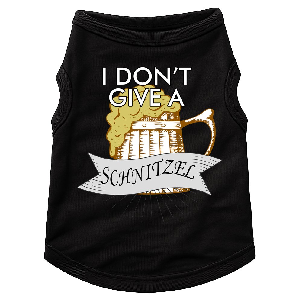 I Don't Give A Schnitzel Oktoberfest Beer Doggie Tank