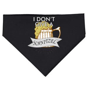 I Don't Give A Schnitzel Oktoberfest Beer USA-Made Doggie Bandana