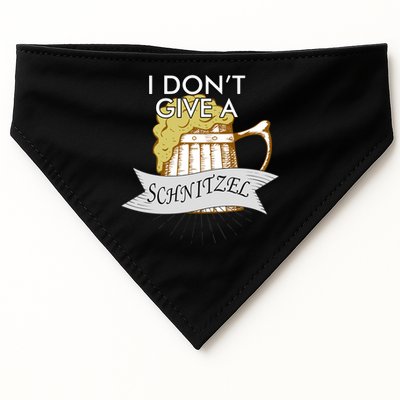 I Don't Give A Schnitzel Oktoberfest Beer USA-Made Doggie Bandana