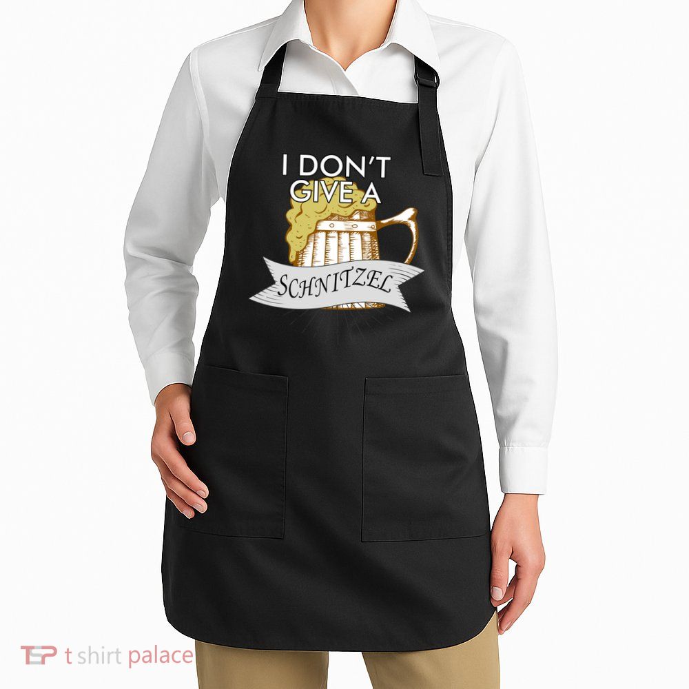 I Don't Give A Schnitzel Oktoberfest Beer Apron