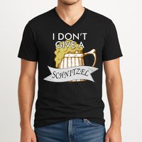 I Don't Give A Schnitzel Oktoberfest Beer V-Neck T-Shirt