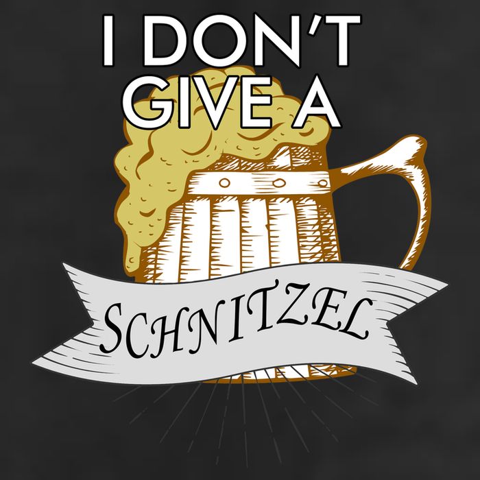 I Don't Give A Schnitzel Oktoberfest Beer Adult Drive Performance Visor