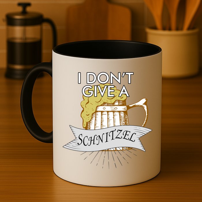 I Don't Give A Schnitzel Oktoberfest Beer Mug