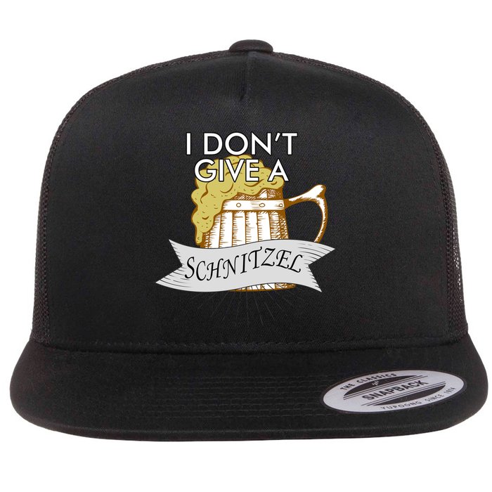I Don't Give A Schnitzel Oktoberfest Beer Flatbill Hat