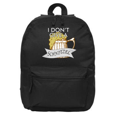 I Don't Give A Schnitzel Oktoberfest Beer 16 in Basic Backpack