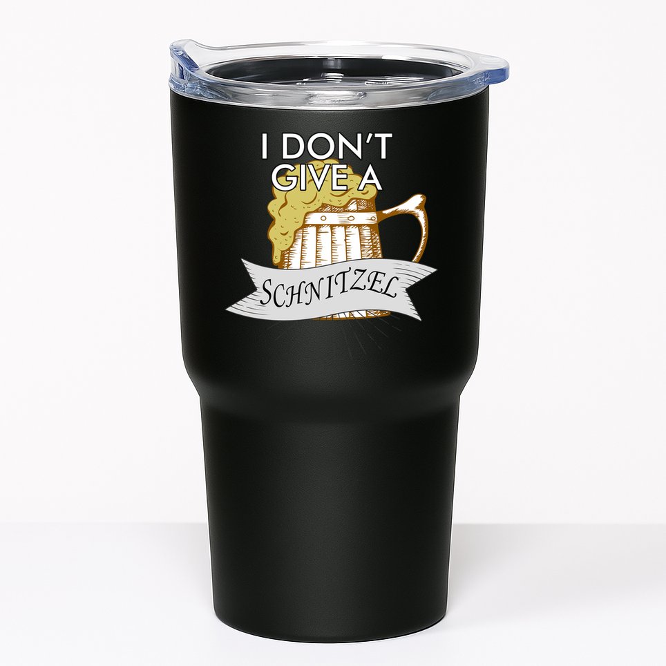 I Don't Give A Schnitzel Oktoberfest Beer Tumbler