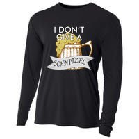 I Don't Give A Schnitzel Oktoberfest Beer Cooling Performance Long Sleeve Crew