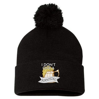 I Don't Give A Schnitzel Oktoberfest Beer Pom Pom 12in Knit Beanie