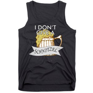 I Don't Give A Schnitzel Oktoberfest Beer Tank Top