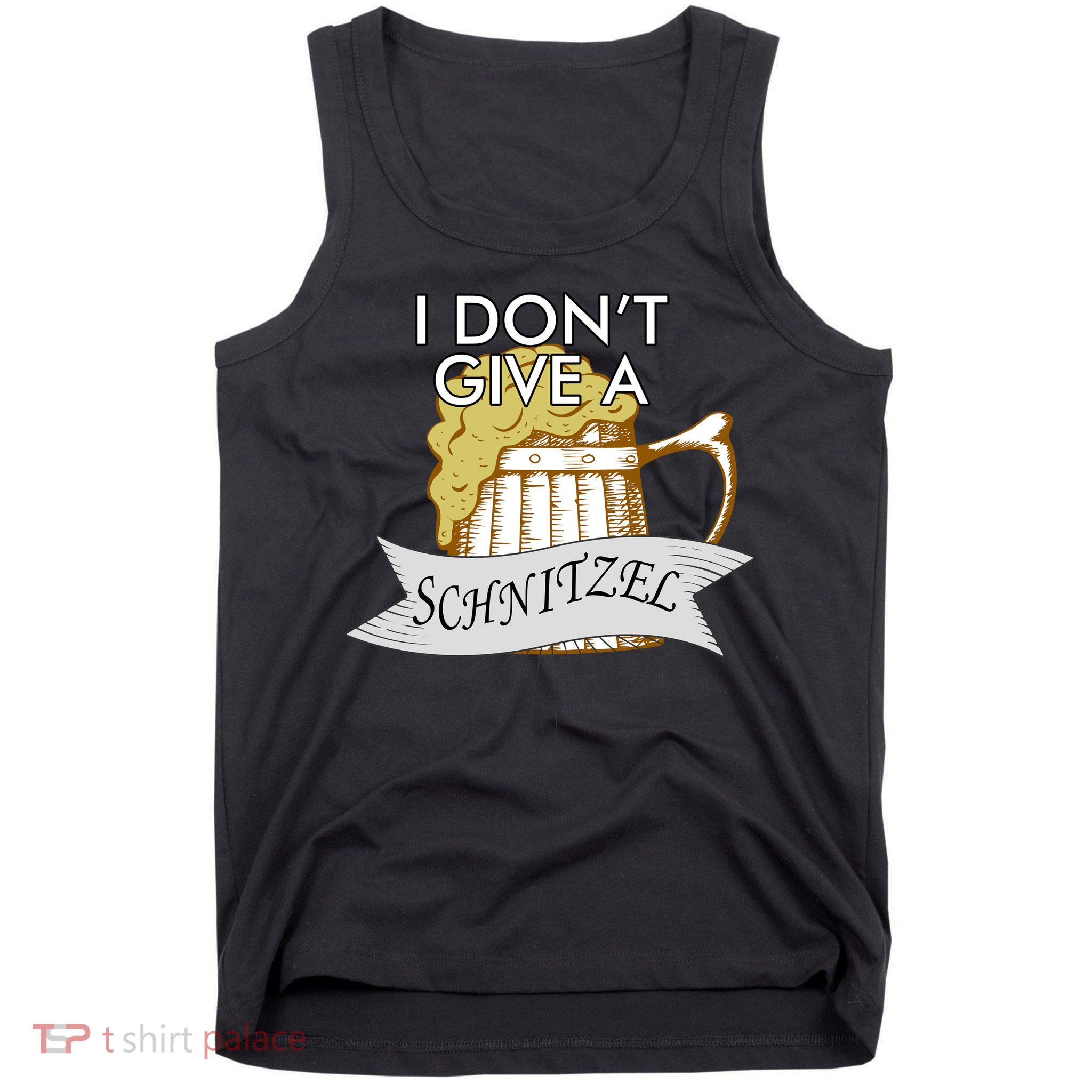 I Don't Give A Schnitzel Oktoberfest Beer Tank Top
