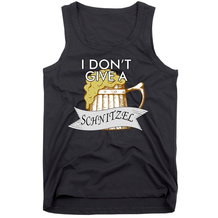 I Don't Give A Schnitzel Oktoberfest Beer Tank Top