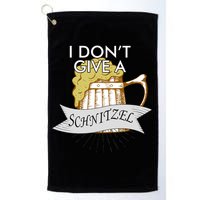 I Don't Give A Schnitzel Oktoberfest Beer Golf Towel