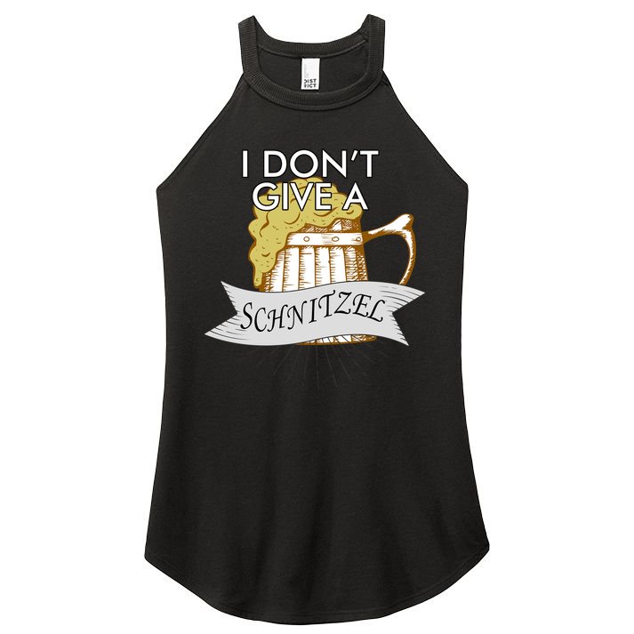 I Don't Give A Schnitzel Oktoberfest Beer Women's Perfect Tri Rocker Tank