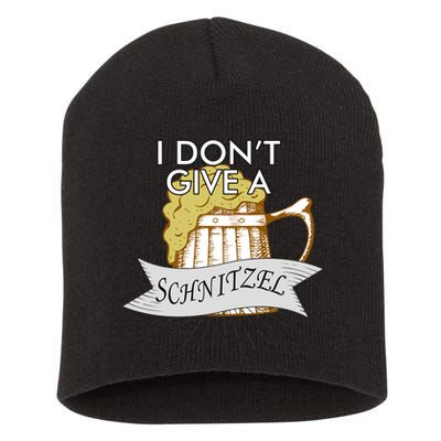 I Don't Give A Schnitzel Oktoberfest Beer Short Acrylic Beanie