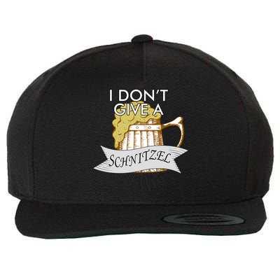 I Don't Give A Schnitzel Oktoberfest Beer Wool Snapback Cap
