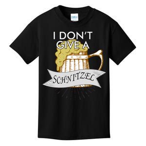 I Don't Give A Schnitzel Oktoberfest Beer Kids T-Shirt