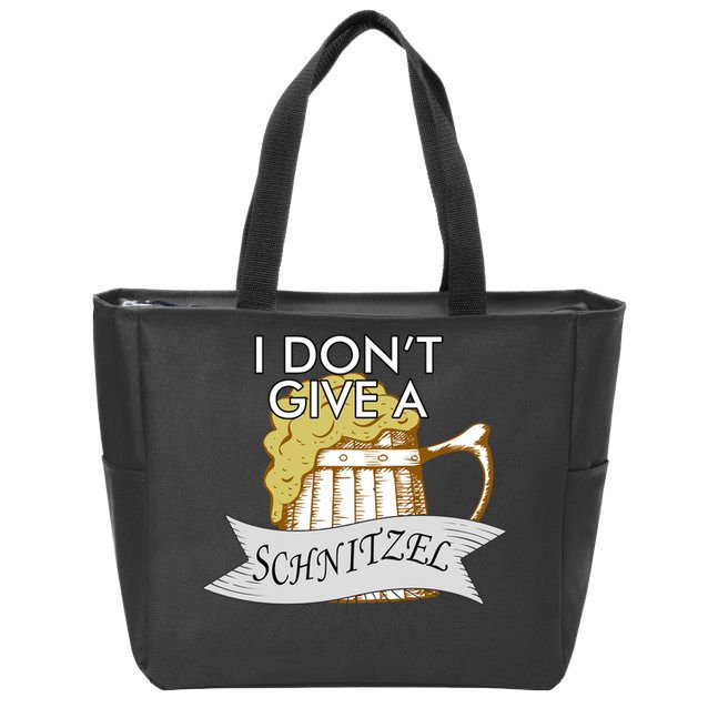 I Don't Give A Schnitzel Oktoberfest Beer Zip Tote Bag