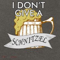 I Don't Give A Schnitzel Oktoberfest Beer Cotton Canvas Backpack
