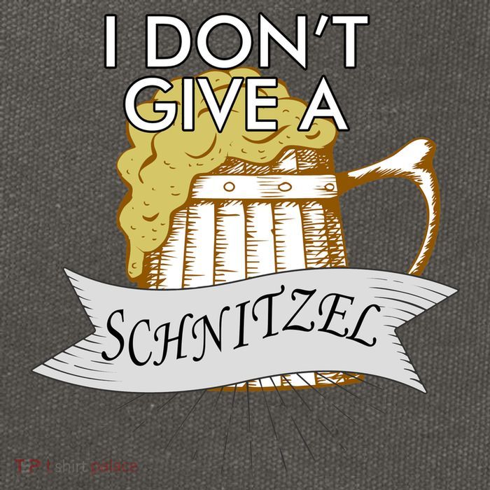 I Don't Give A Schnitzel Oktoberfest Beer Cotton Canvas Backpack