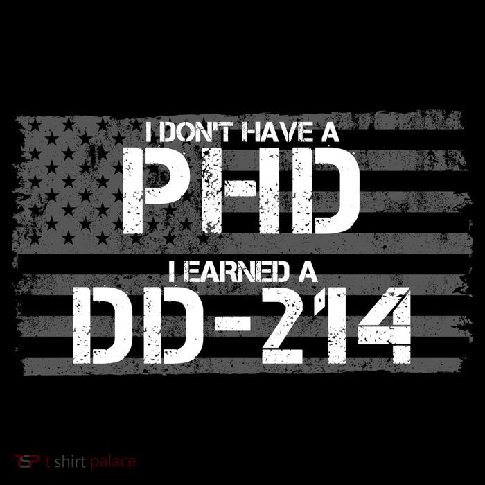 I Don't Have A PHD I Earned A DD-214 Wool Snapback Cap