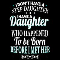 I Don't Have A Step Daughter Wool Snapback Cap