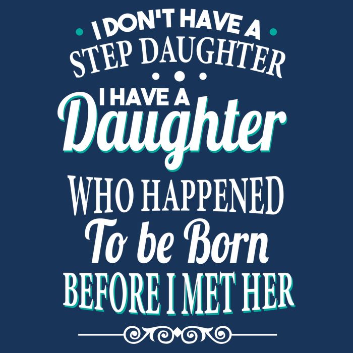 I Don't Have A Step Daughter Drawstring Bag