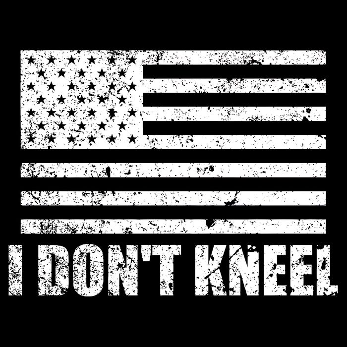 I Dont Kneel Distressed USA Flag Backpack