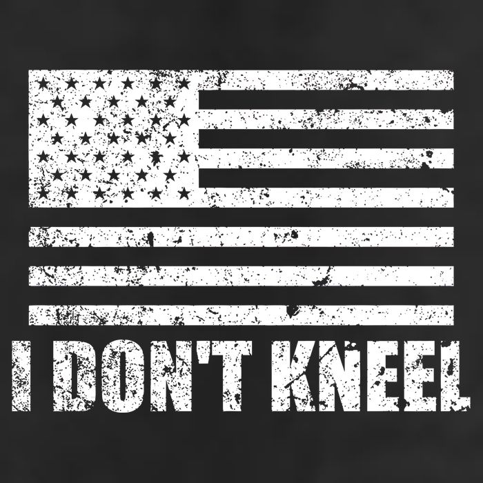 I Dont Kneel Distressed USA Flag Hat