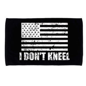 I Dont Kneel Distressed USA Flag Microfiber Hand Towel