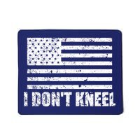 I Dont Kneel Distressed USA Flag Mousepad